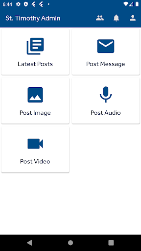 St Timothy Admin Screen 2