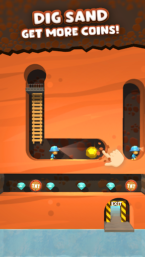 Mine Rescue: Gold Mining Games - Puzzle - games