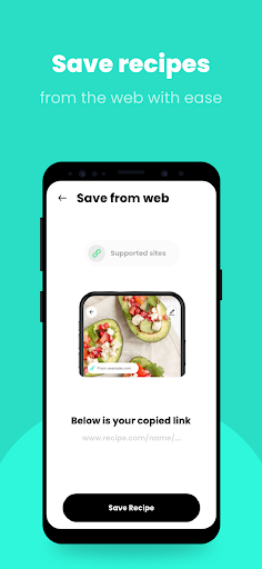 hungrr- Recipe & Grocery Lists Screen 3