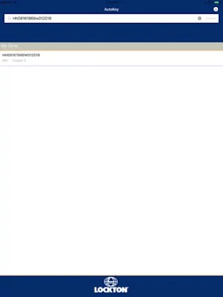 Lockton AutoKey Screen 3