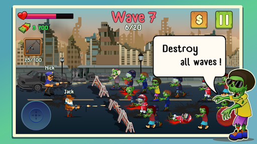 Two guys Zombies 2 two-player game para Android - Download