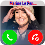 Fake Call Marine Le Pen icon