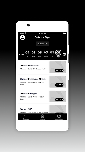 Ontrack Gym Screen 3