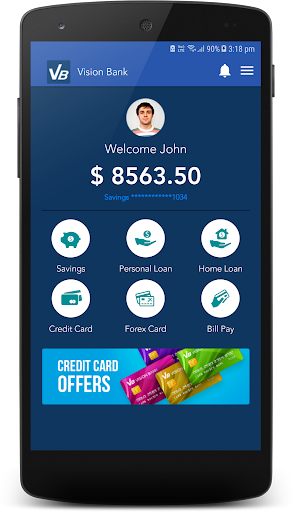 Vision Bank Screenshot