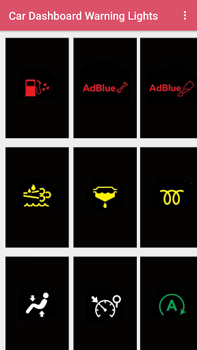 Car Dashboard Warning Lights Screen 2
