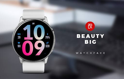 Android application Beauty Big Watch Face screenshort