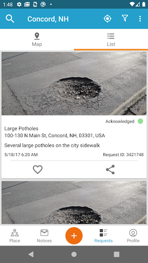 Screenshot of MyConcordNH