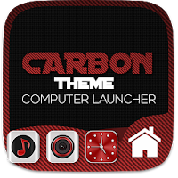 Carbon Fiber Theme For Computer Launcher