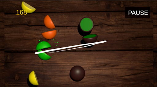 Android application Fruit Ninjia screenshort