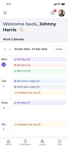 Android application Gutsy HR screenshort