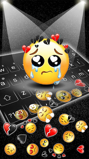 Android application Gravity Sad Emojis Theme screenshort