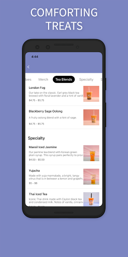 Android application Lazy Sundaes screenshort