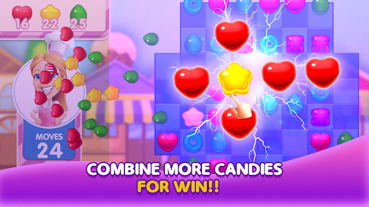 Candy Fantasia: Match 3 Puzzle