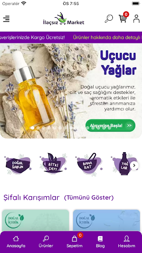 Android application İlaçsız Market screenshort