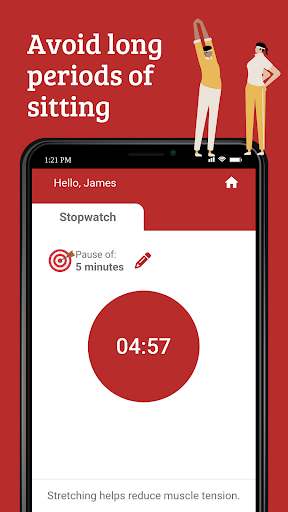Android application Reminder: Break at Work screenshort
