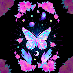 Cover Image of ダウンロード Hologram Butterfly - Wallpaper  APK