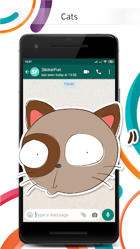 Lovely Cats Stickers Screen 3