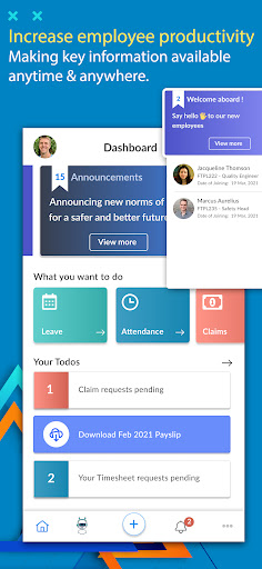 Android application TalentOz NxG screenshort