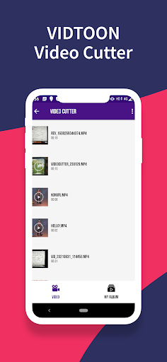 Vidtoon Video Editor Screen 2