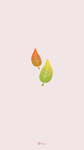 Android application 카카오톡 테마 - 가을잎_베이비핑크 (카톡테마) screenshort
