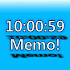 Always Visible Time and Memo 0.8.90