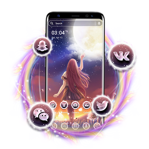 Anime Alone Girl Theme logo