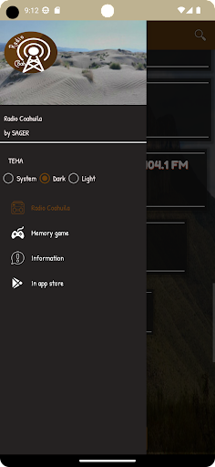 Radio Coahuila Mexico + music Screen 2