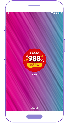 Android application 988 FM Radio Online Streaming screenshort