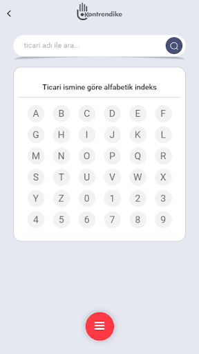 Android application Kontrendike screenshort