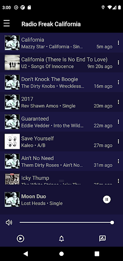 Android application Radio Freak California screenshort