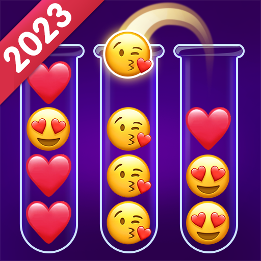 Emoji Sort - Puzzle Games 4.3 Icon
