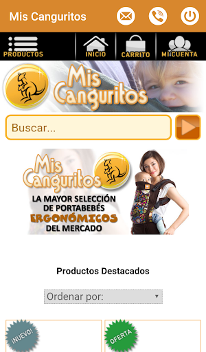 Android application Mis Canguritos screenshort