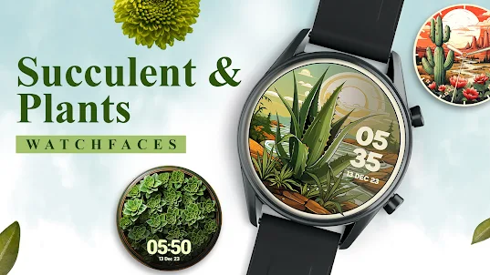 Succulent & Plants Watch Faces