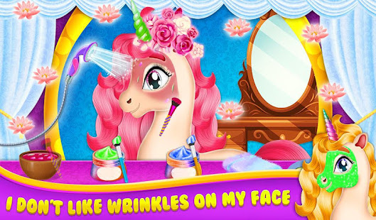 My Little Unicorn Care and Makeup - Pet Pony Care 2.3 APK screenshots 3