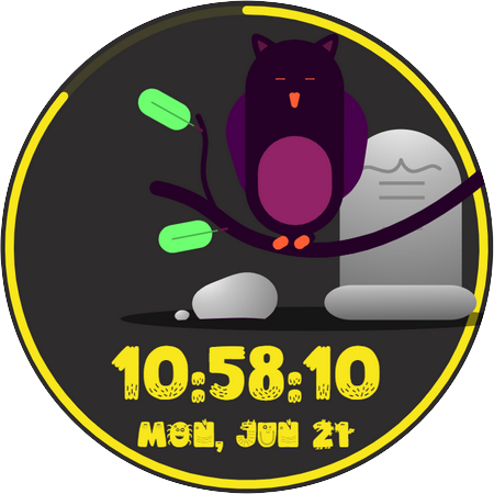 Halloween Animated Watch Face Screen 3