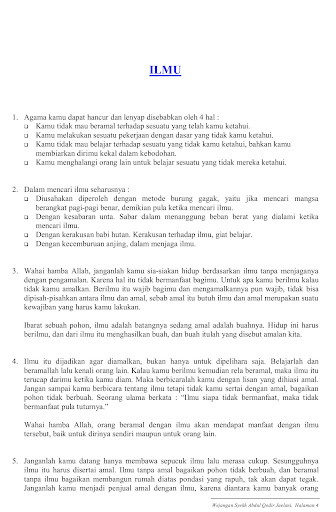 Wejangan Abdul Qadir Jaelani Screen 3