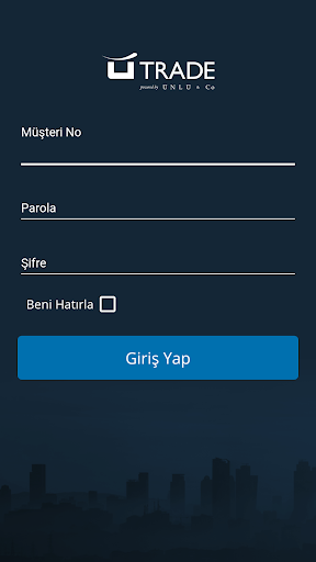 Android application UTrade screenshort
