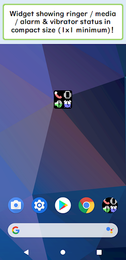 Android application Minimal Volume Widget screenshort