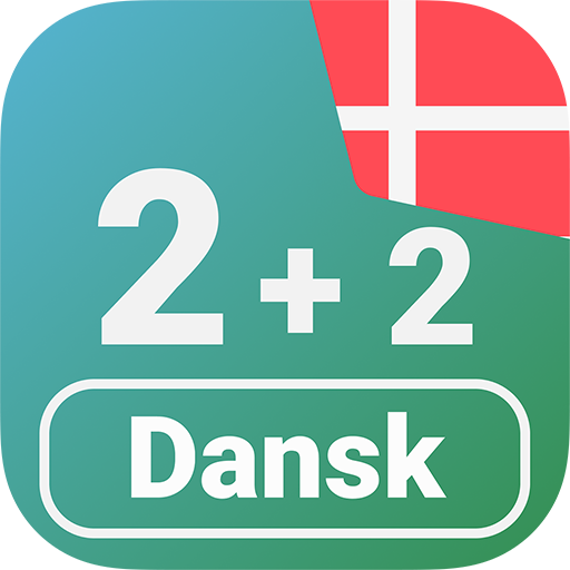 Numbers in Danish language logo