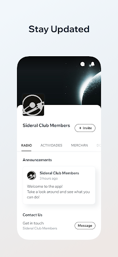 Sideral Club (Members) Screen 3