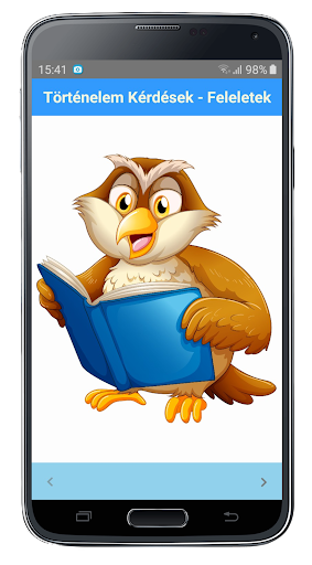 Android application Történelem Kérdések, Feleletek screenshort