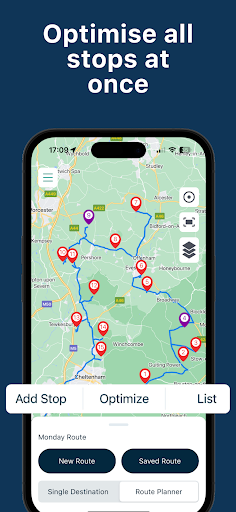 Delm8 Route Planner & Maps UK Screen 2