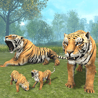 Virtual Tiger Wild Family Game