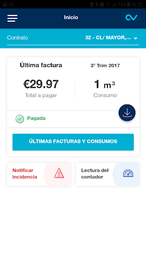 Oficina Virtual Sacyr Agua Screen 3