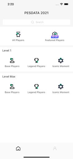 Android application PESData - eFootballDB & PESDB screenshort