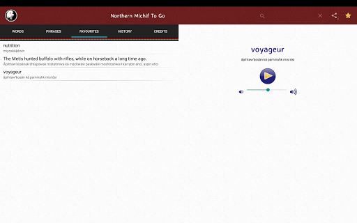 Northern Michif To Go Screenshot