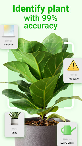 Android application Botan: Plant Identifier App screenshort