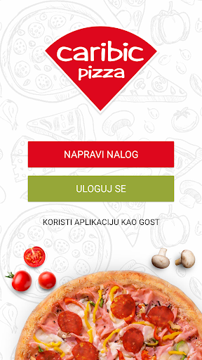 Android application Caribic Pizza screenshort