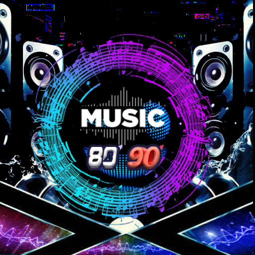 Music of the 80s and 90s logo