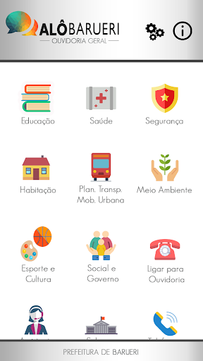Android application Alô Barueri screenshort